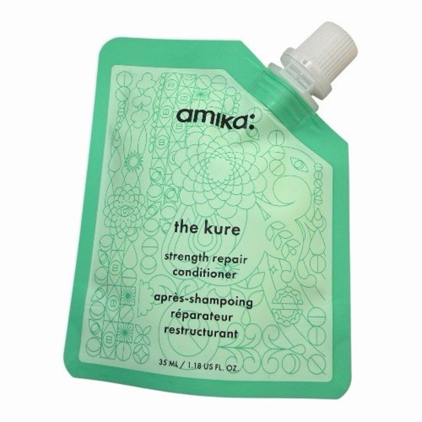 NIB Sephora Birthday Gift Set Amika The Kure Strength Repair Set - Shampoo Mask