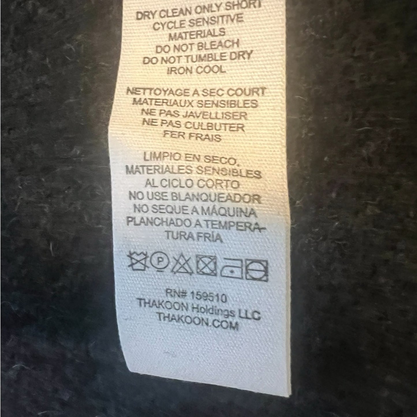 THAKOON Hooded Tweed Coat Blazer Gray Women’s New