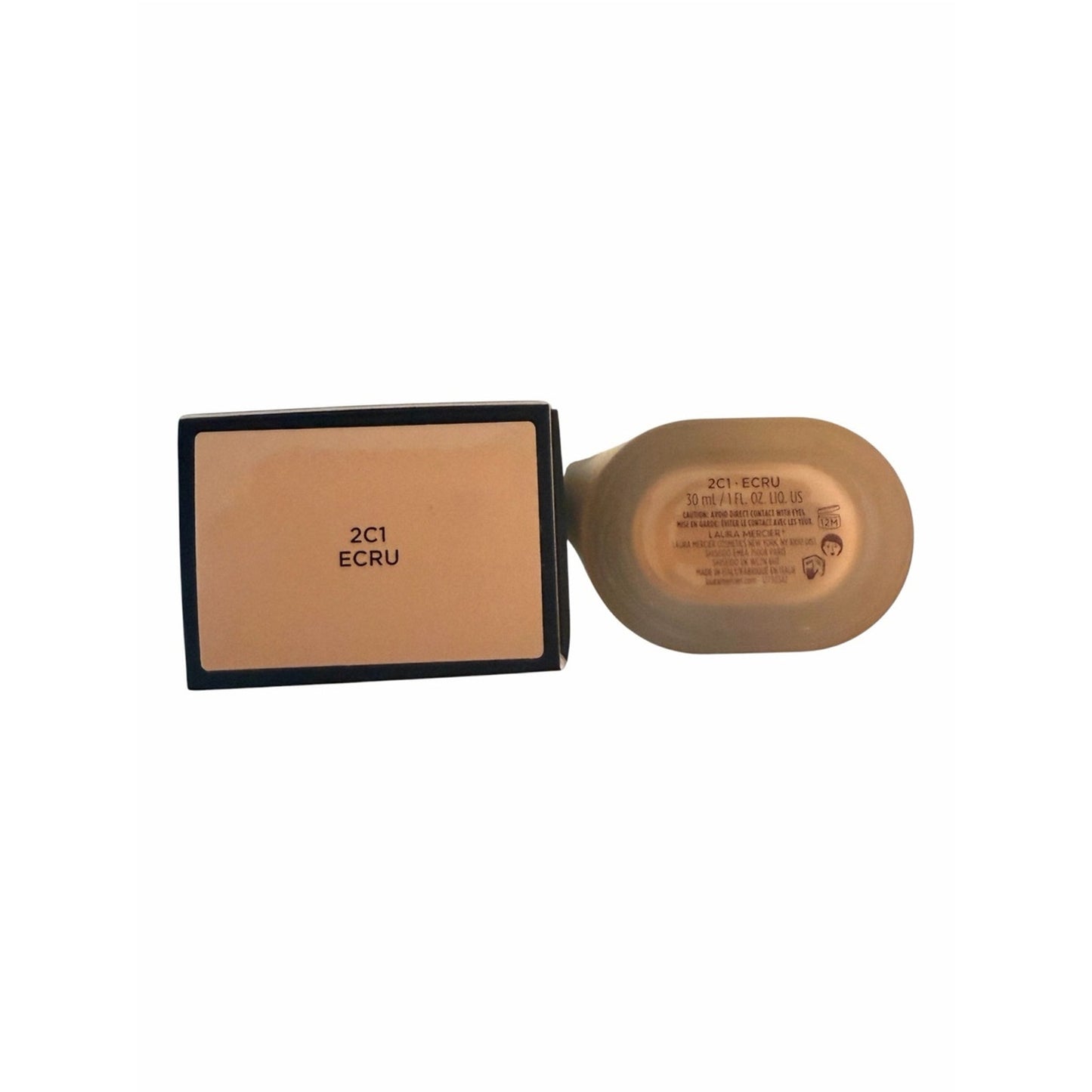 Laura Mercier Real Flawless Weightless Foundation 2C1 Ecru NIB Full Size
