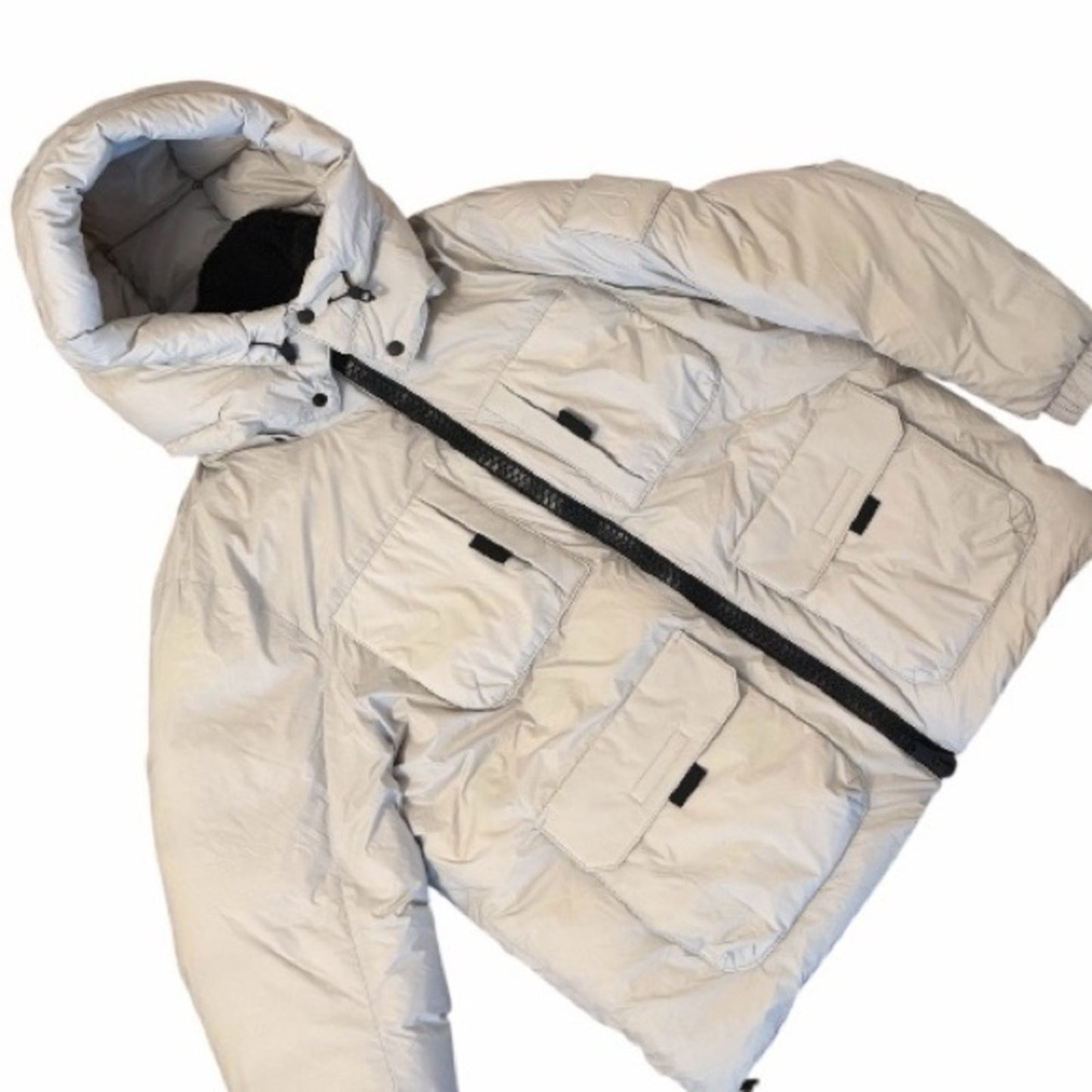 Men’s Moose Knuckles Down Parka - Stone - (XXL) Fits Like XL -New With Tags