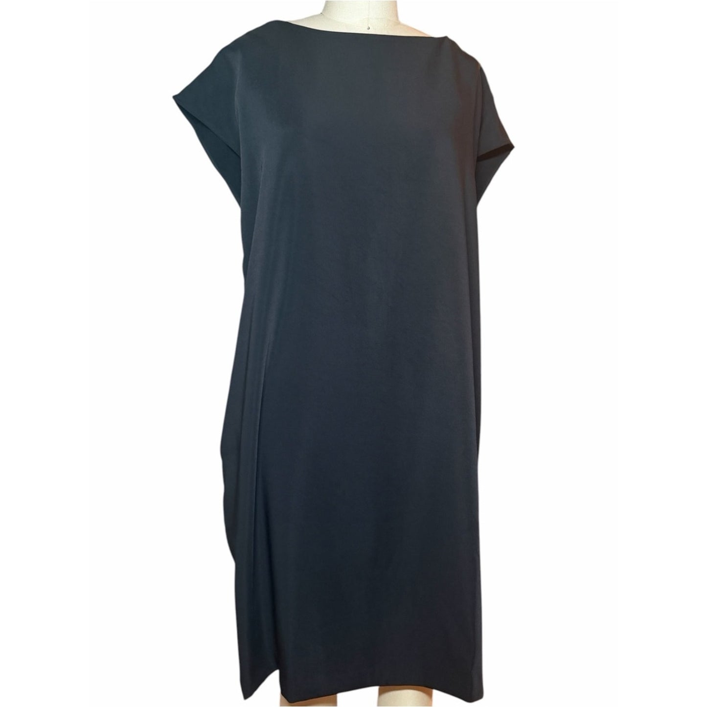 OF MERCER Black Belted Sheath Dress 1X NWT Made in New York