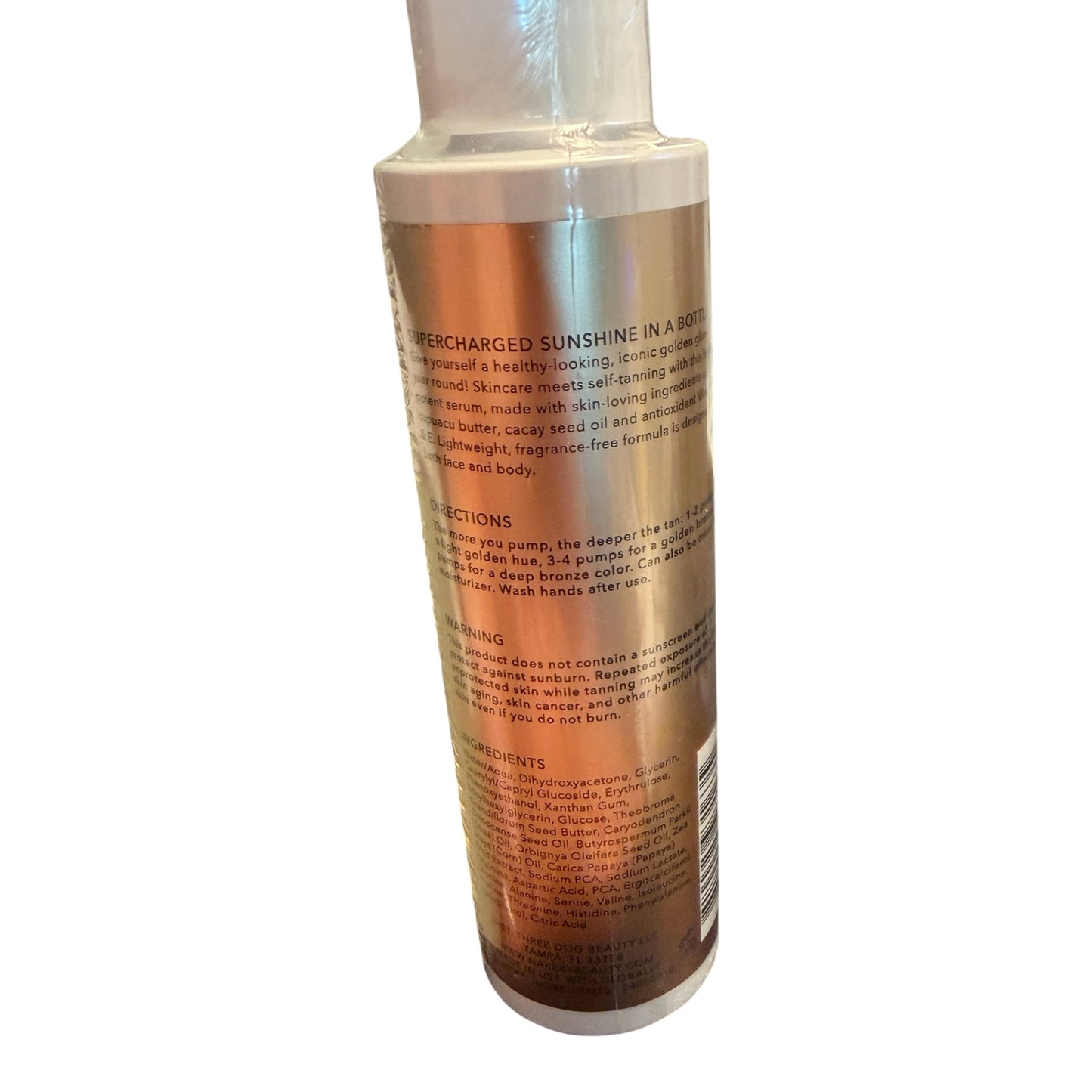 Nakery Beauty Multi-Vitamin Tanning Treatment Serum Face & Body 5.07 oz Sealed