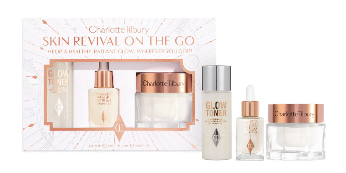 Charlotte Tilbury Skin Revival on the Go. Boxed set new in box