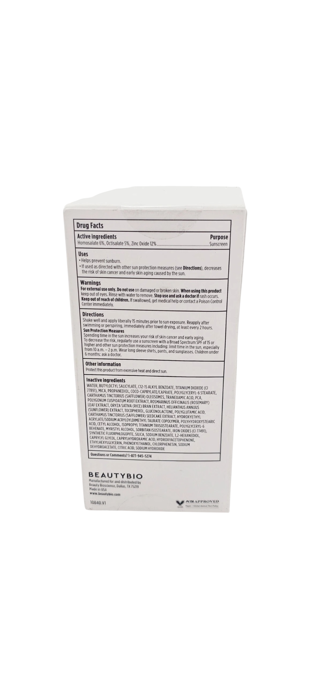 BeautyBio BLENDROPS. Broad Spectrum SPF 40 Oil-Control Priming Drops With Color-Correcting Tranexamic Complex (new in box 1Oz.)