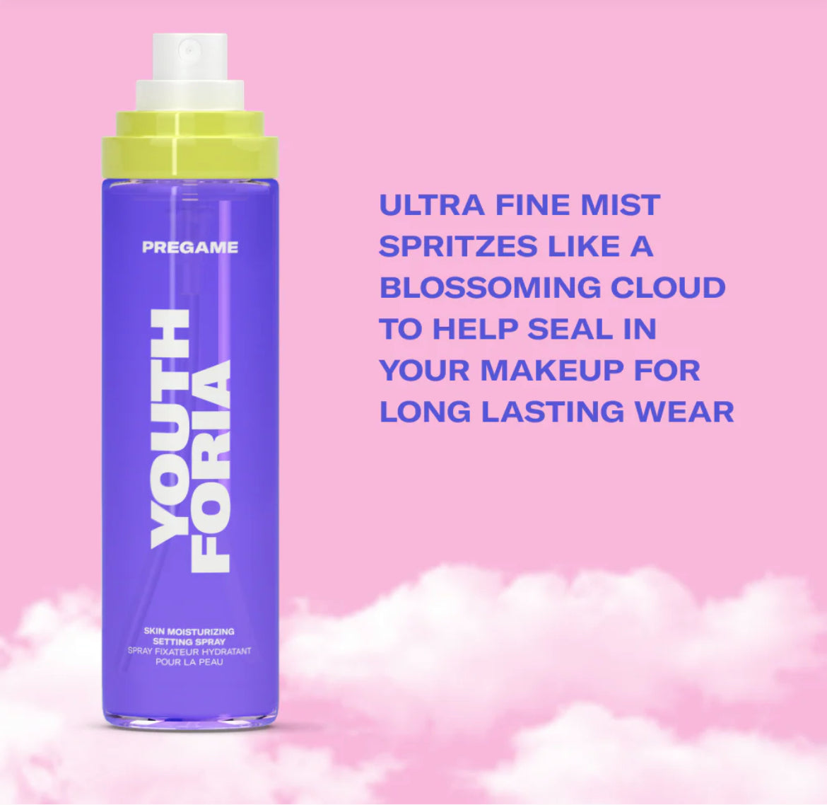 Youth Foria Setting Spray. (New in Box) Full Size 100 ML