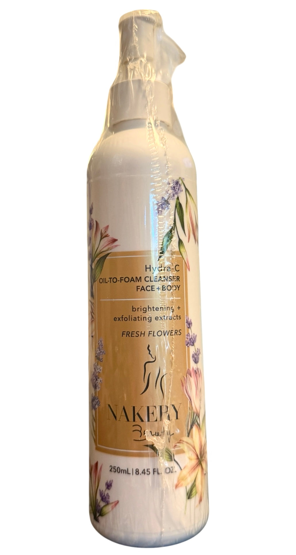 Nakery Beauty Hydra-C Oil-to-Foam Cleanser – Fresh Flowers
8.45 fl oz / 250 mL