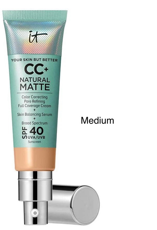 IT Cosmetics Your Skin But Better CC+ Oil-Free Matte (1.08 OZ.) with SPF 40