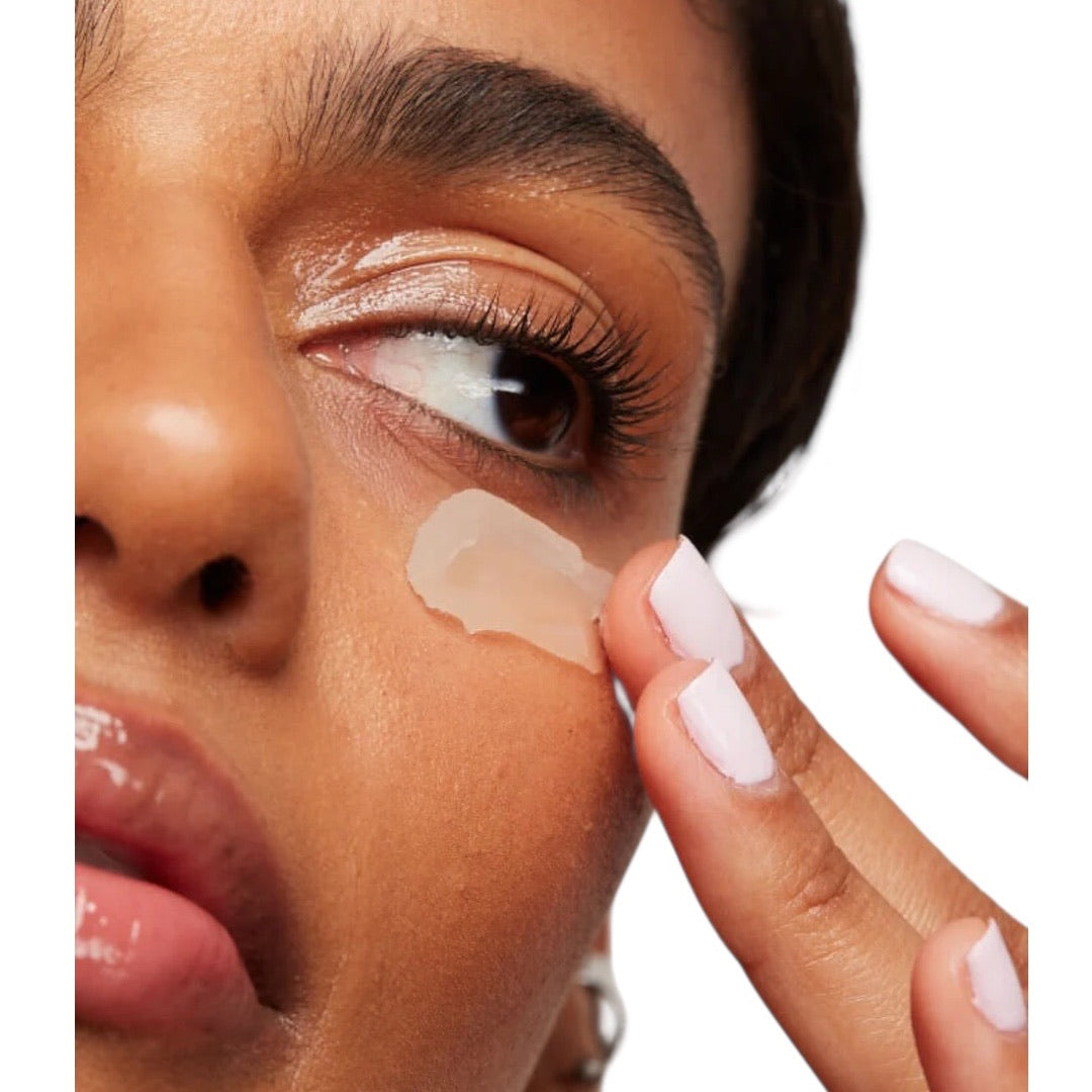 R.E.M Beauty under eye cooling gel balm night mask.