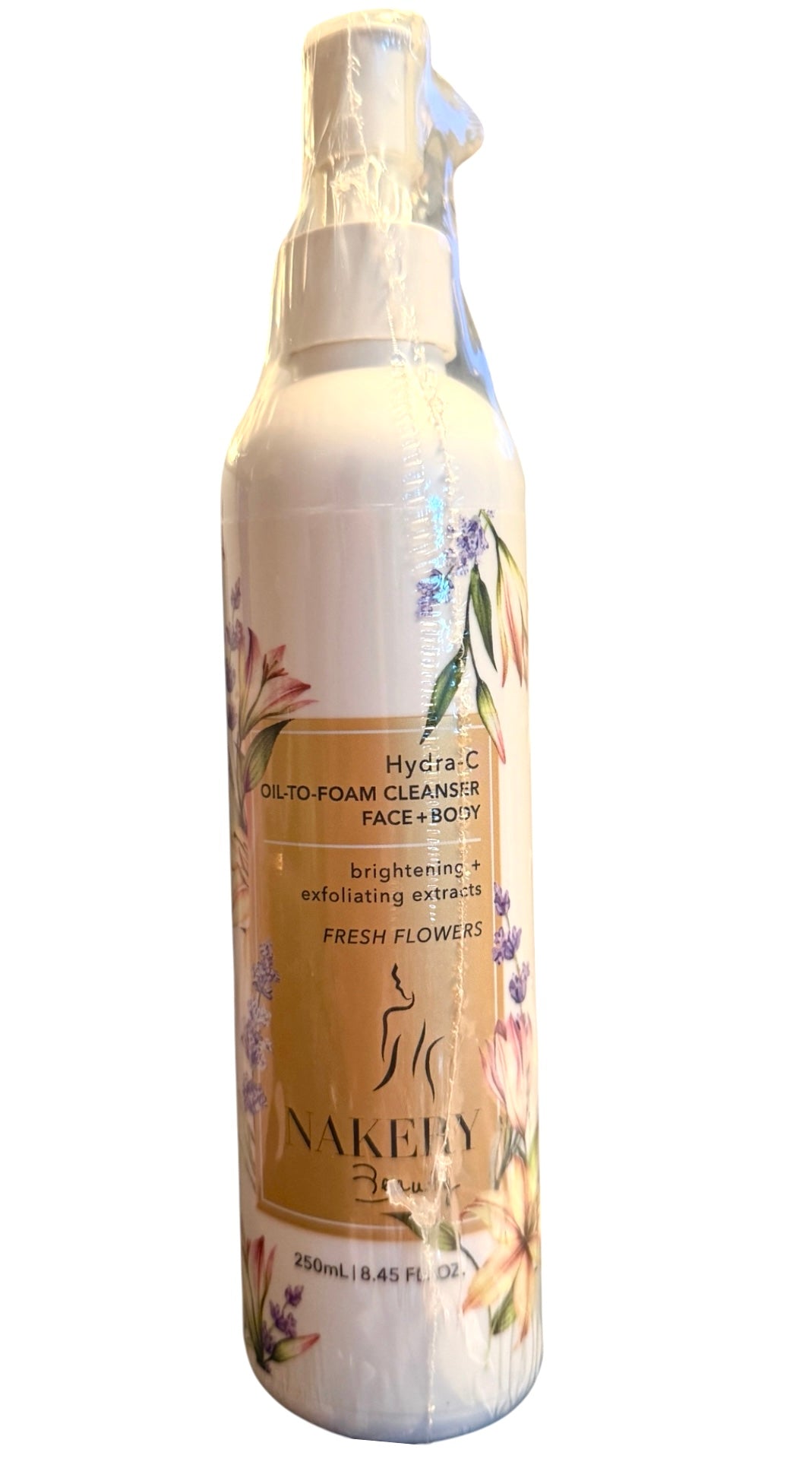Nakery Beauty Hydra-C Oil-to-Foam Cleanser – Fresh Flowers
8.45 fl oz / 250 mL