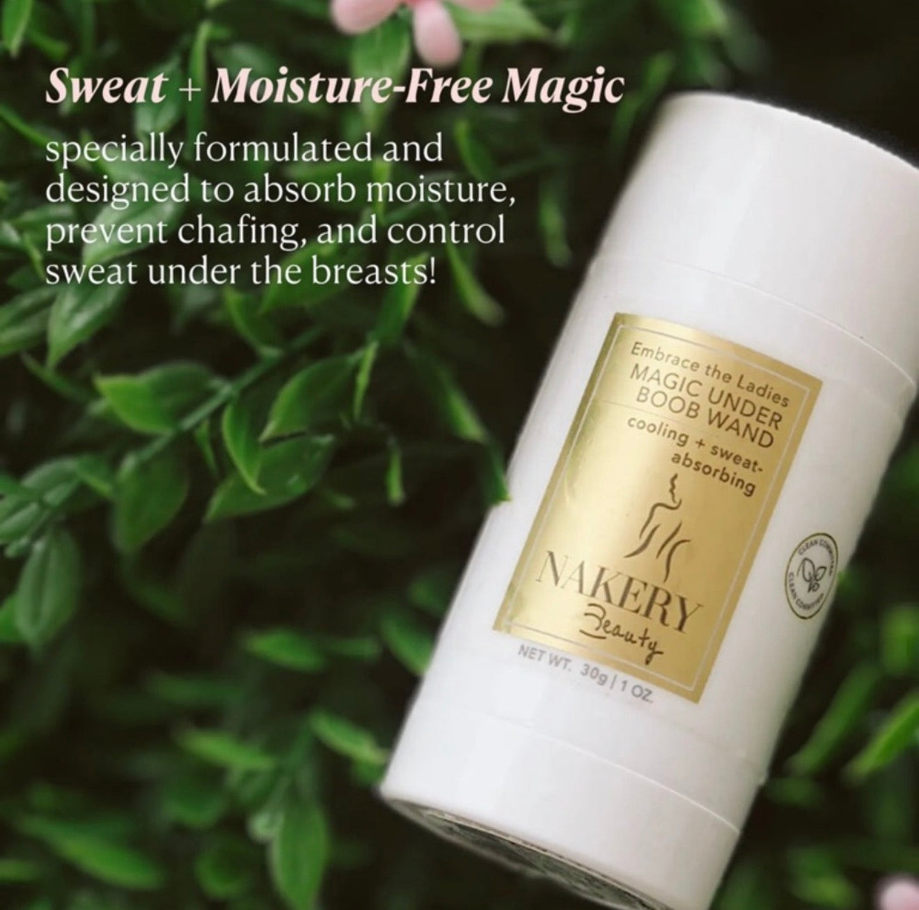 Nakery Under Boob Wand - Magic Sweat Absorption (1oz)