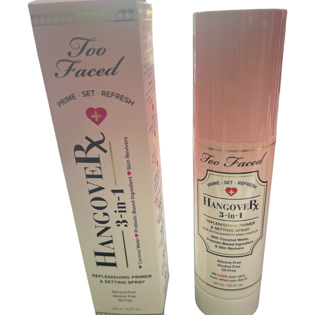 Too Faced Hangover 3 - in -1 Primer, Setting Spray and Refresher 120 ML