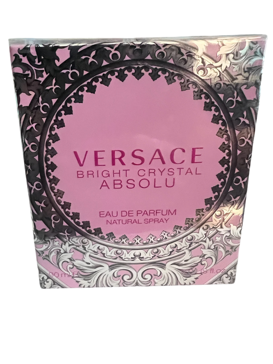 Versace Bright Crystal Absolu 3.0 Oz. Perfume For Women New In Box