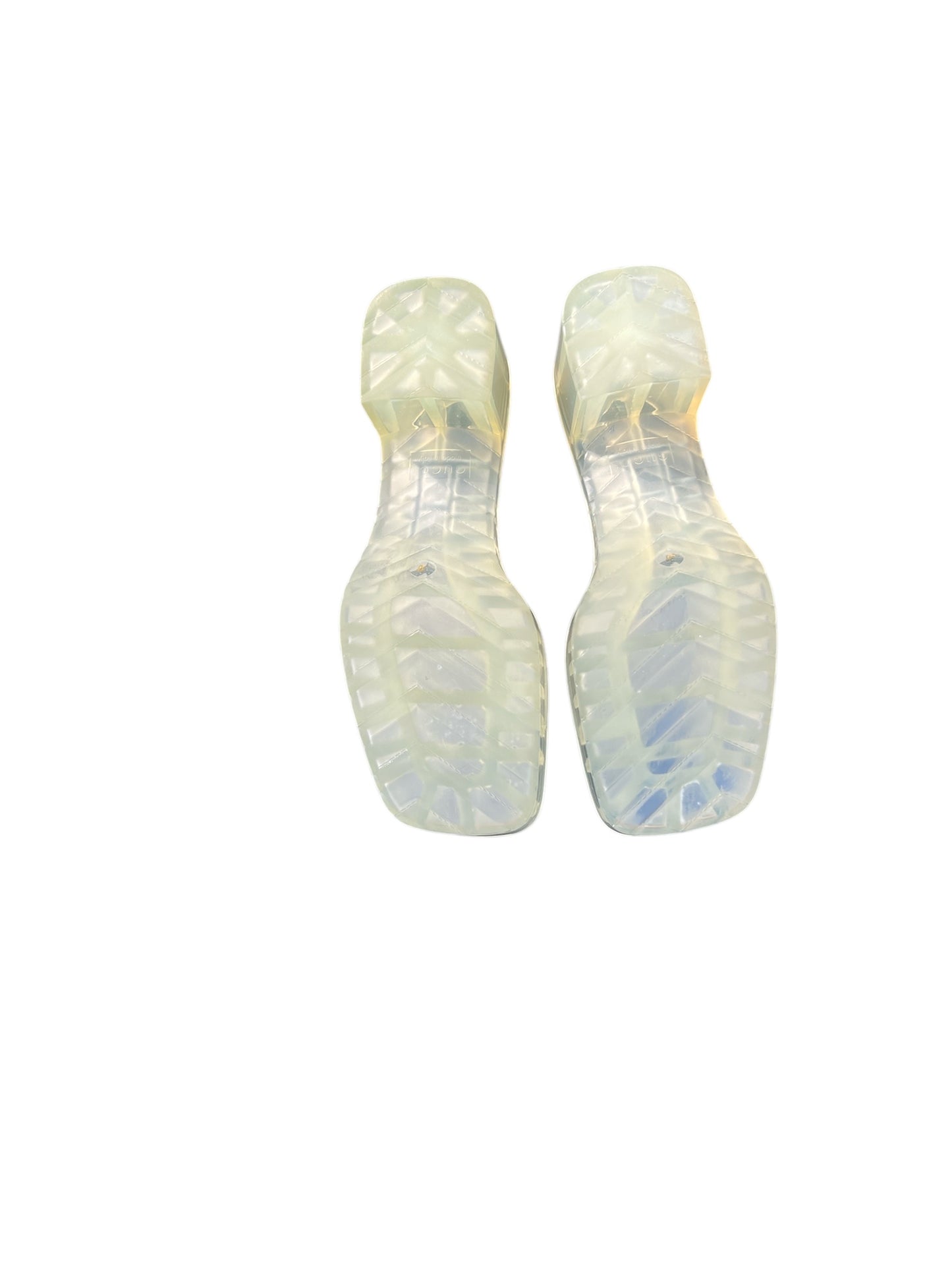 GUCCI slide platform sandal clear size 8