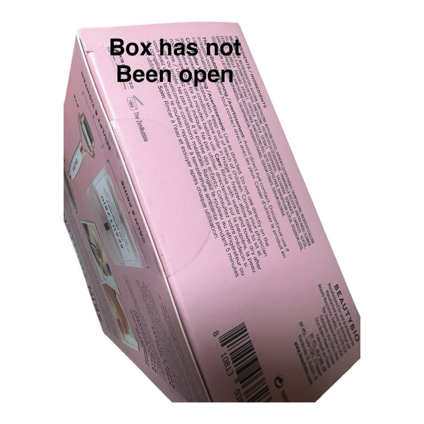 New In Box BeautyBio Skin Tightening Set with Roller & Cream
