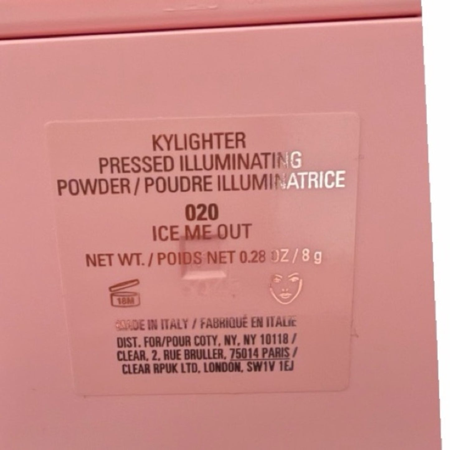 Kylie Cosmetics KYLIGHTER - Illuminating Powder 020 Ice Me Out NIB