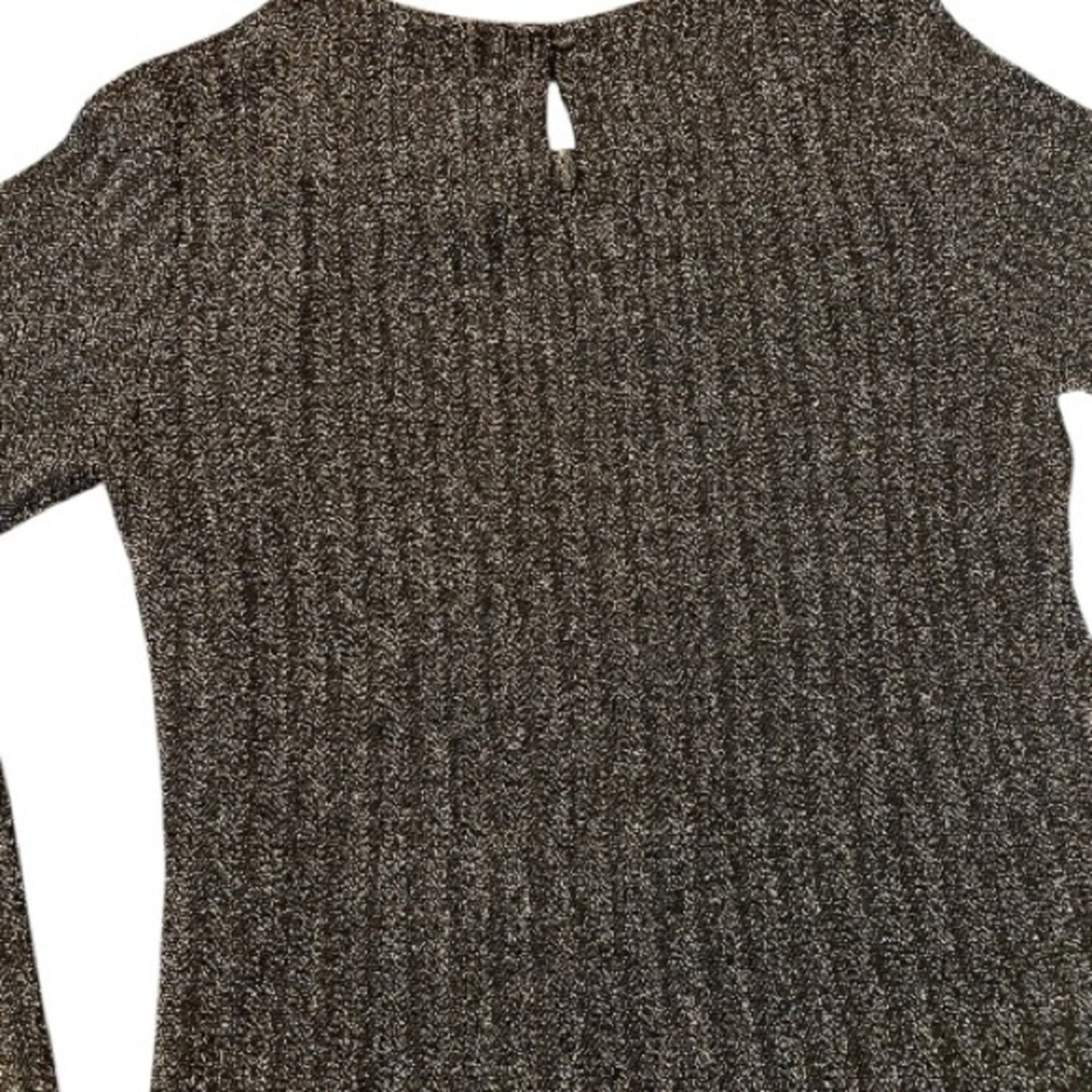 Elie Tahari Black and Gold Knit Dress Women's XL NWT