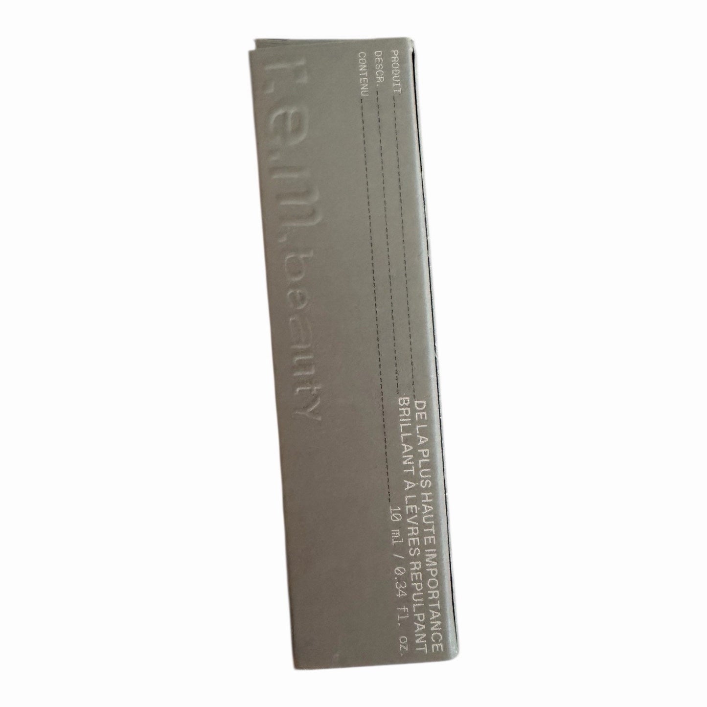 r.e.m. beauty Utmost Importance Plumping Lip Gloss NEW IN BOX Full Size 0.34 oz