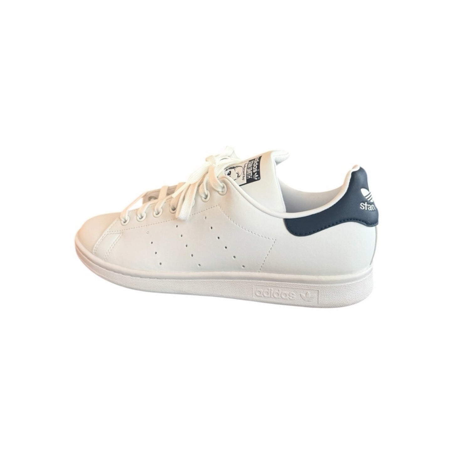 Adidas Stan Smith White Navy Leather Sneakers Women’s 11 NIB