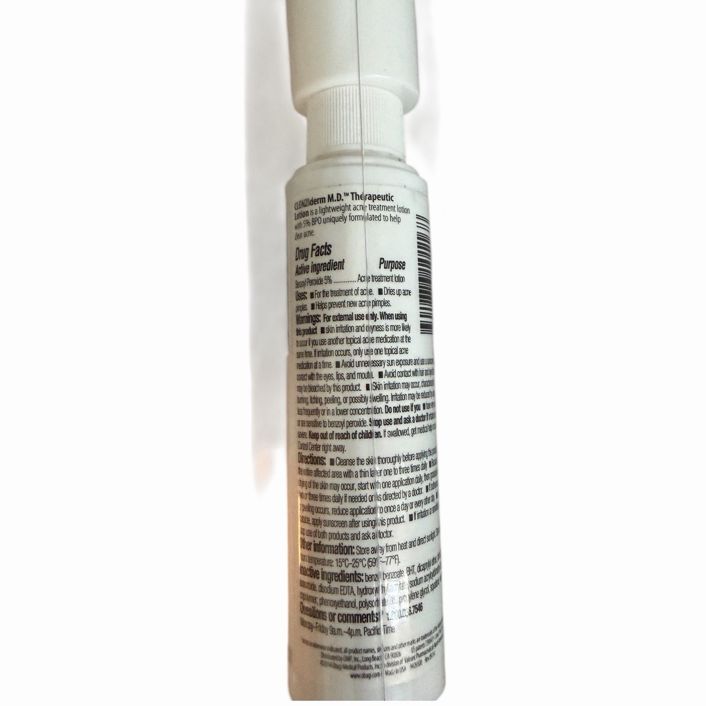 Obagi CLENZIderm M.D. Therapeutic Lotion 5% Benzoyl Peroxide Acne Treatment NEW