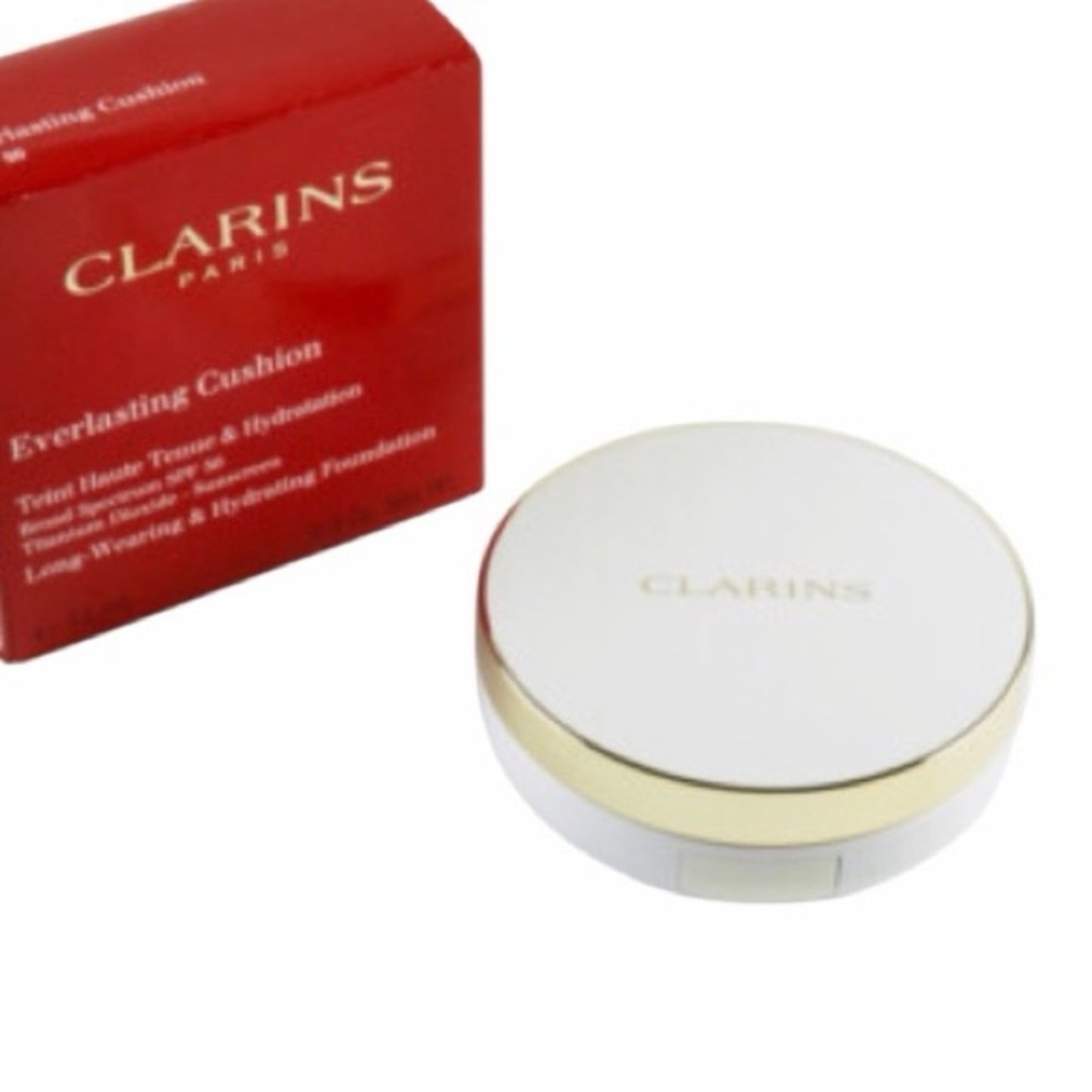 Clarins Everlasting Cushion Foundation SPF 50 110 Honey Full Size NIB