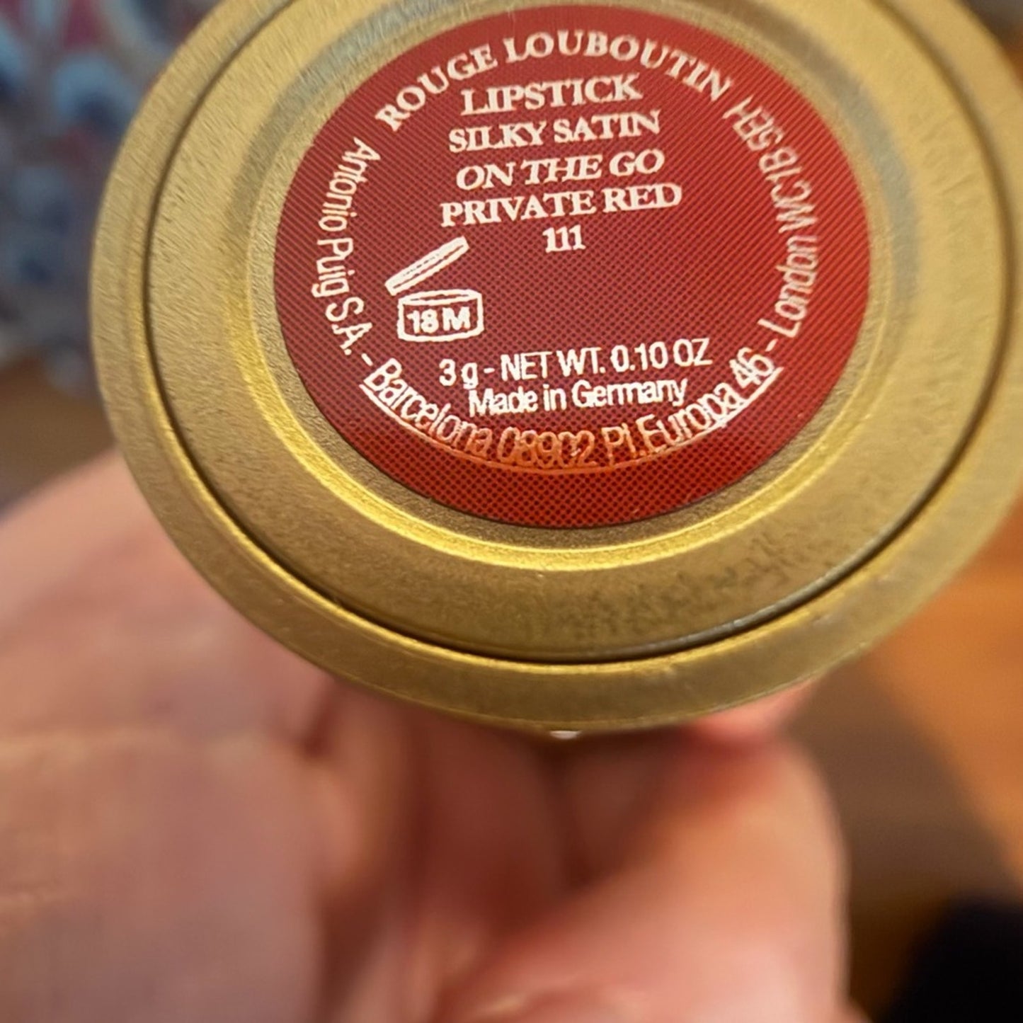 Christian Louboutin Rouge Louboutin Lipstick – Private Red 111 New In Box