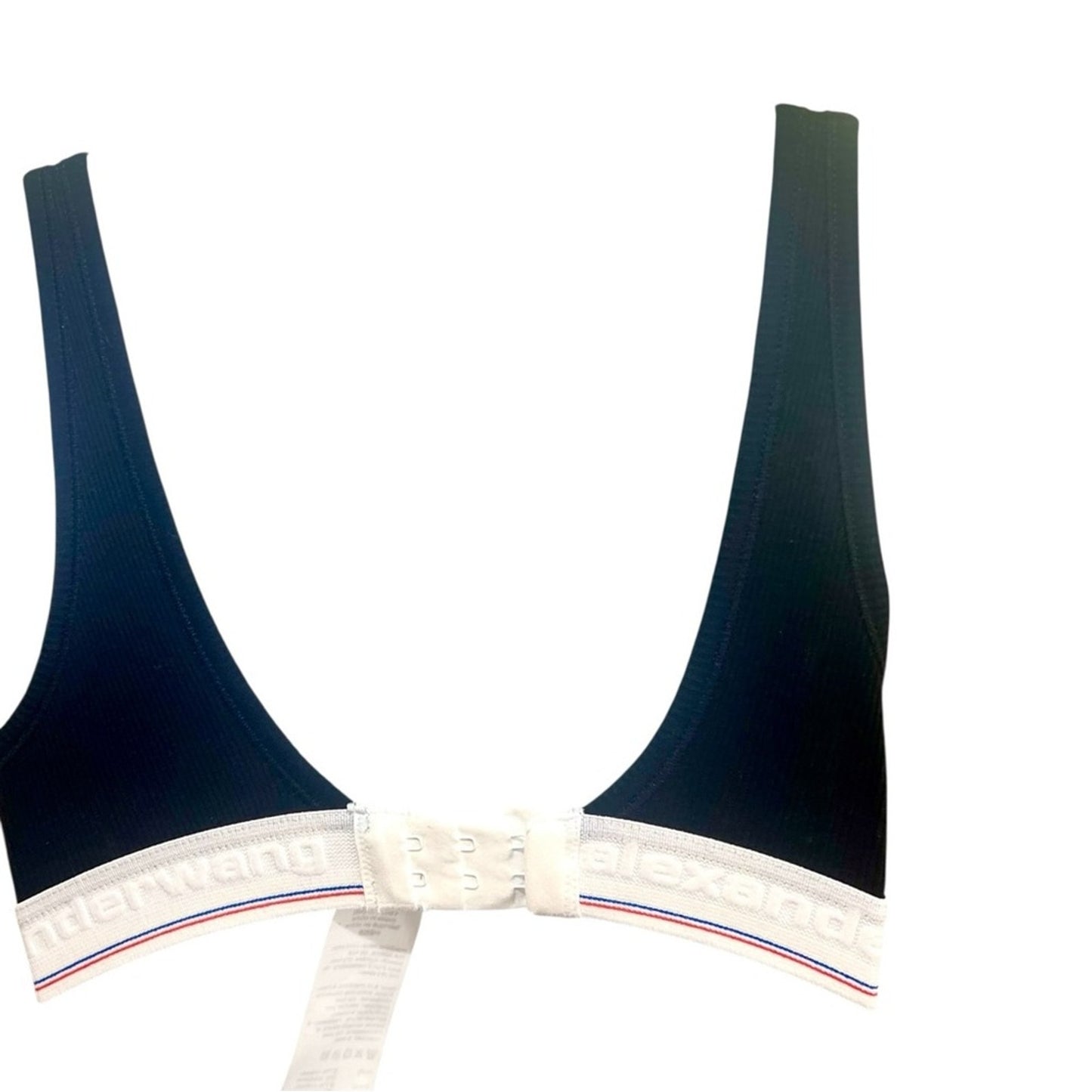 Alexander Wang Black Ribbed Women's Bralette women’s Size x small . New
