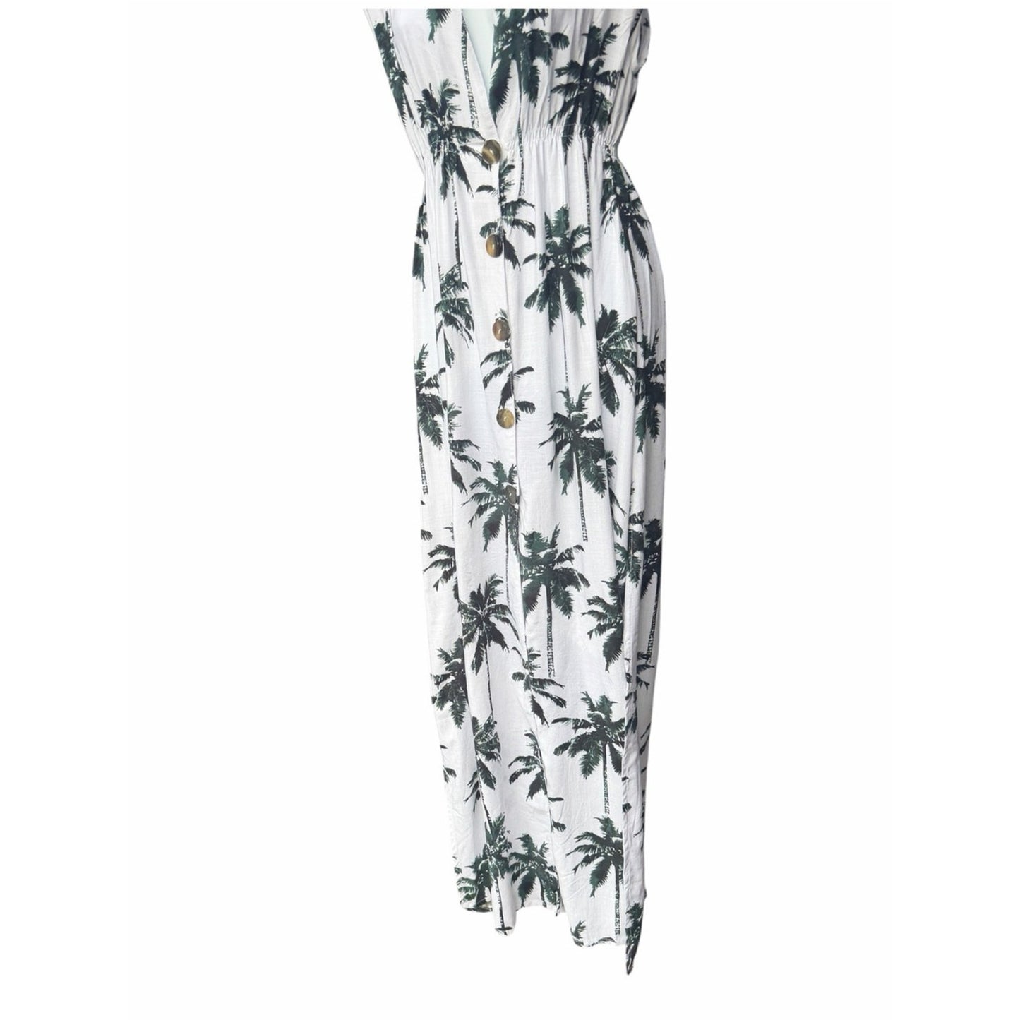 Tiare Hawaii NWT Palm Print Maxi Dress S/M/L- Resort Vacation