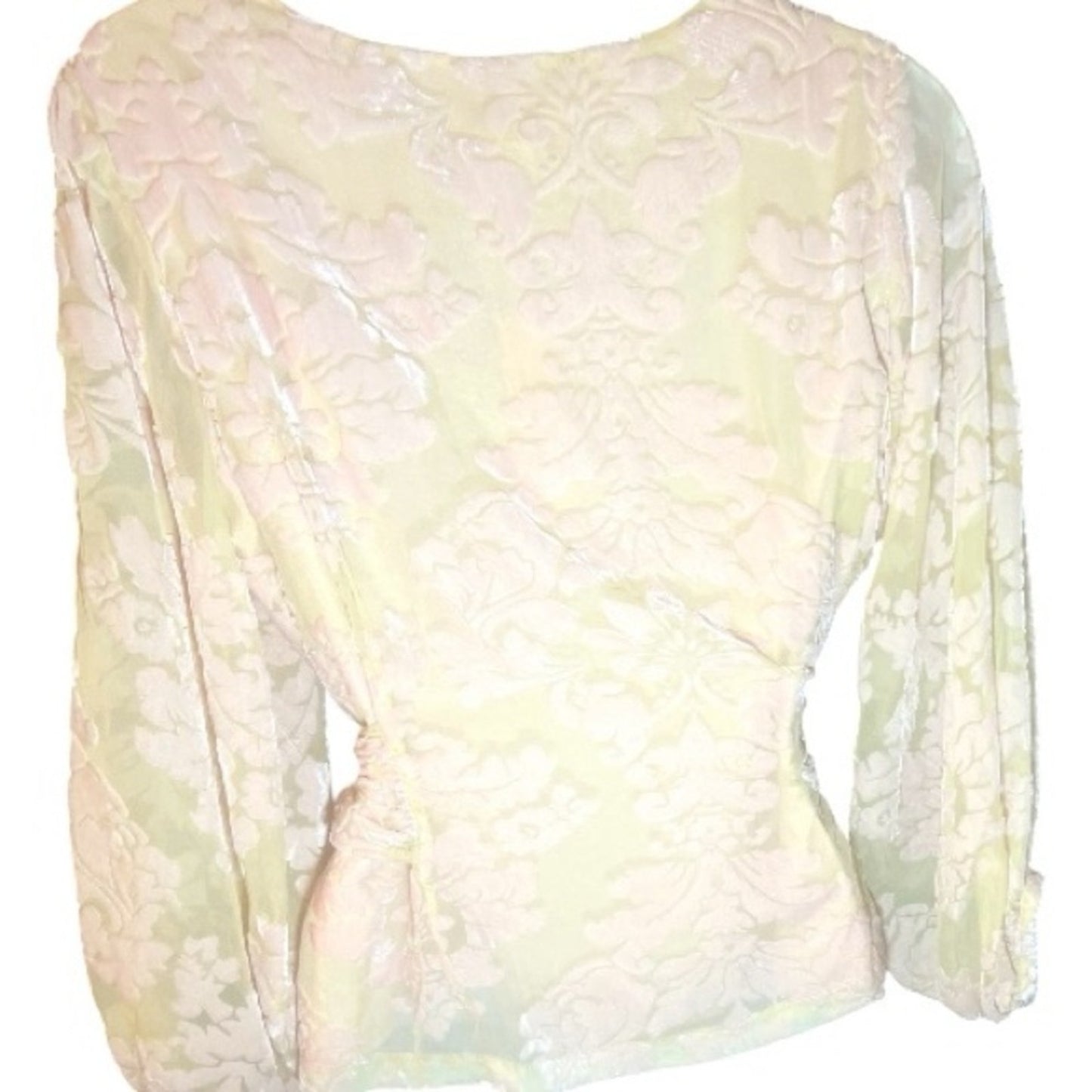 Anthropologie Velvet Embossed Blouse by Yumi Kim “Kiss-and Tell” Size Sm 
NWT