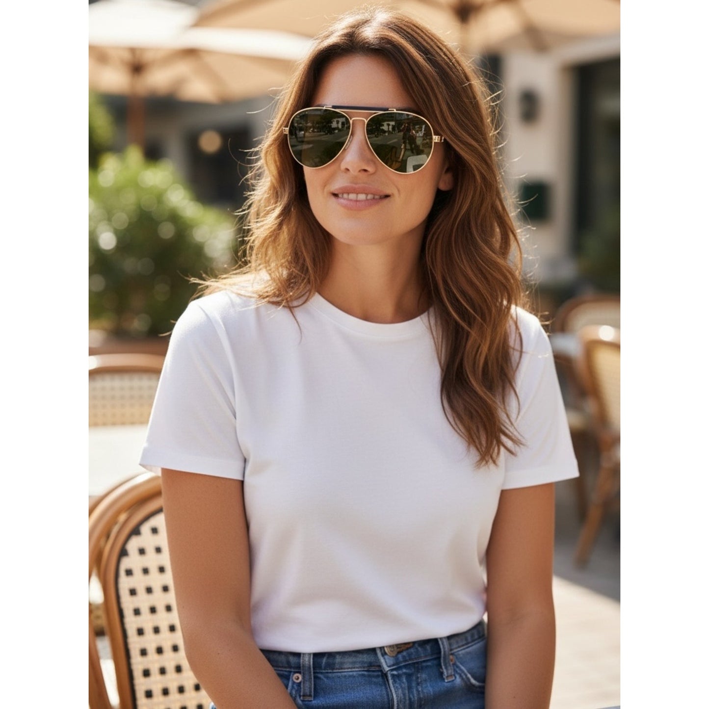 NWT Gucci GG1287S Gold Aviator Sunglasses 57□16-150 MSRP $505 Complete Set