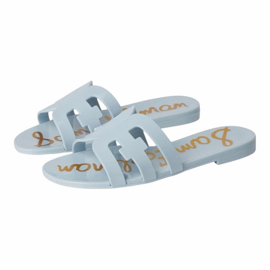 Sam Edelman Bay Jelly Slide Sandal Blue Size 10M EU 41 NIB