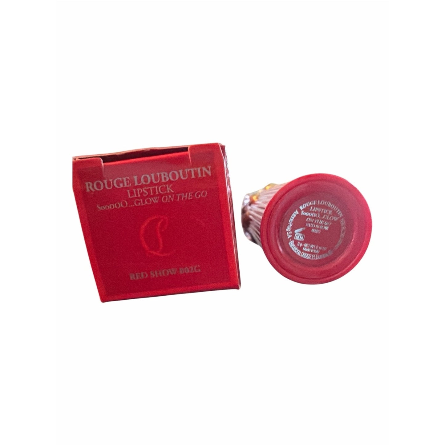 Christian Louboutin SooooO…Glow On The Go Lipstick Red Show 002G New in Box