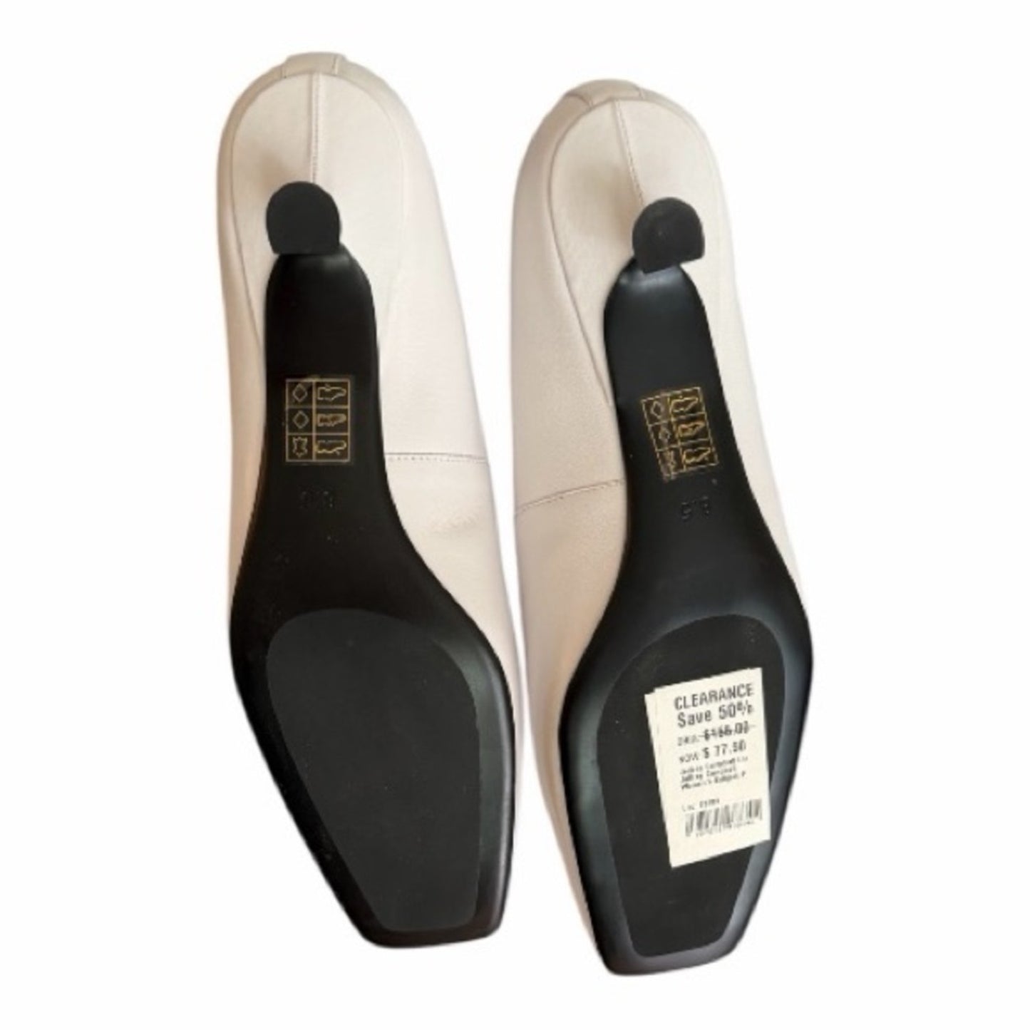 Jeffrey Campbell White Square Toe Kitten Heel Pumps | New in Box | 8.5