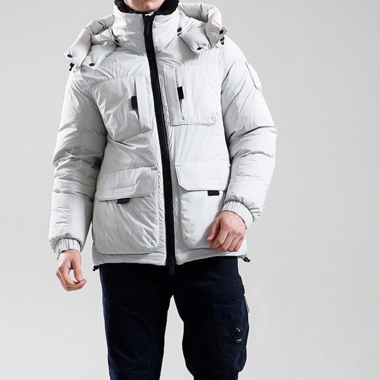 Men’s Moose Knuckles Down Parka - Stone - (XXL) Fits Like XL -New With Tags