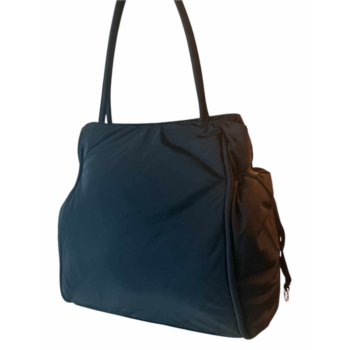 NEW Large Black Nylon Puffer Tote Bag - On 34th- Work Gym Travel