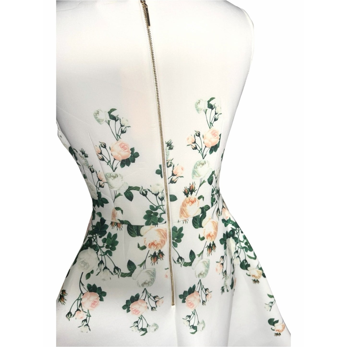 NWT Erin Fetherston Floral Scuba Fit & Flare Dress Pockets Sz 8 MSRP $325
