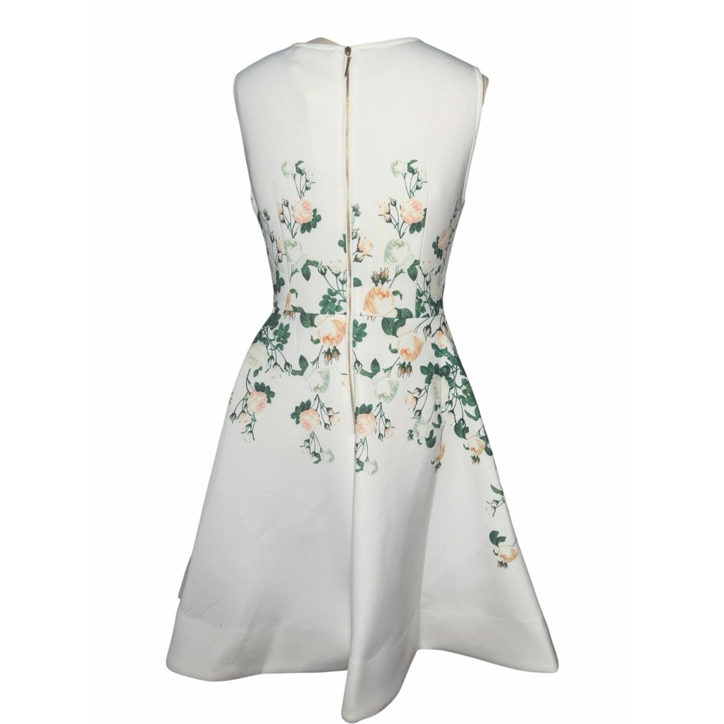 NWT Erin Fetherston Floral Scuba Fit & Flare Dress Pockets Sz 8 MSRP $325