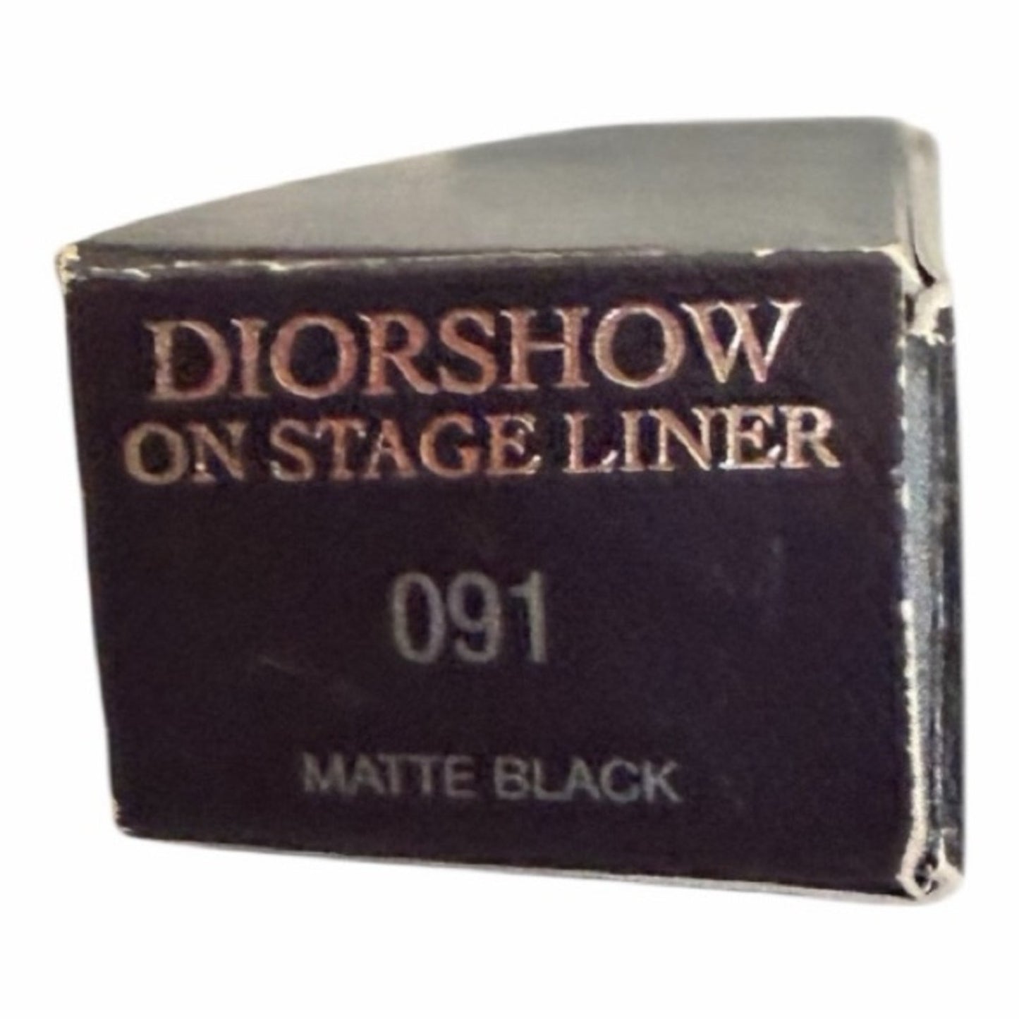Dior Diorshow On Stage Liner 091 Matte Black Liquid Eyeliner New