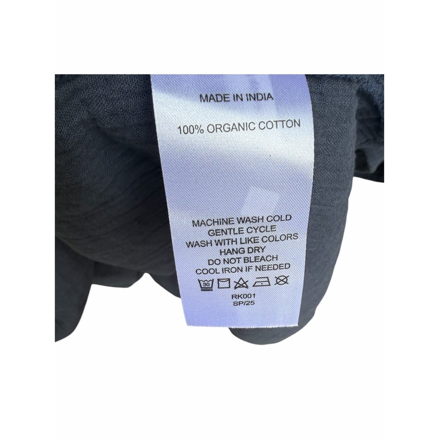NWT Quince Organic Cotton Gauze Maxi Dress Gray S