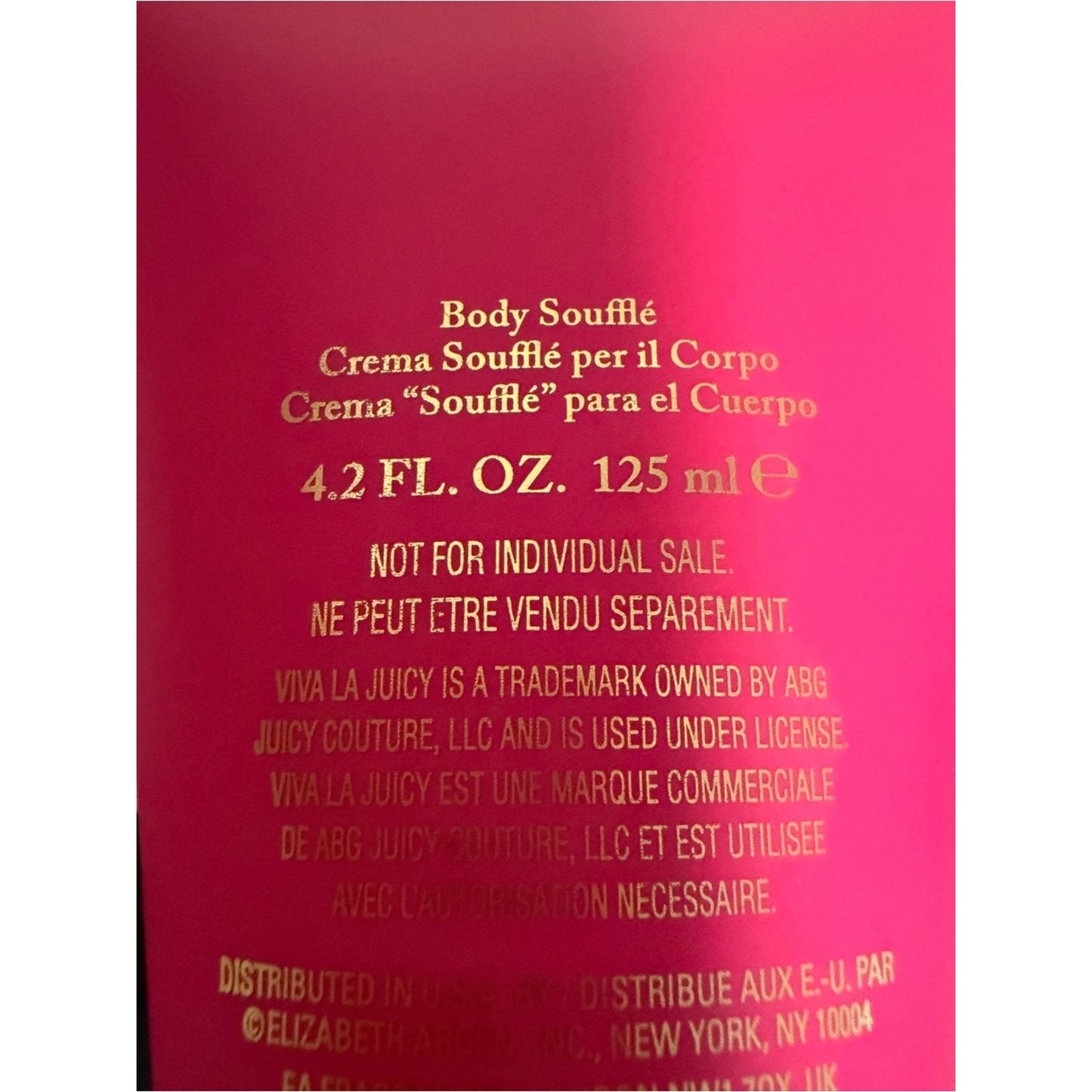 Juicy Couture Viva La Juicy Shower Gel & Body Soufflé Set 4.2 oz Each Sealed