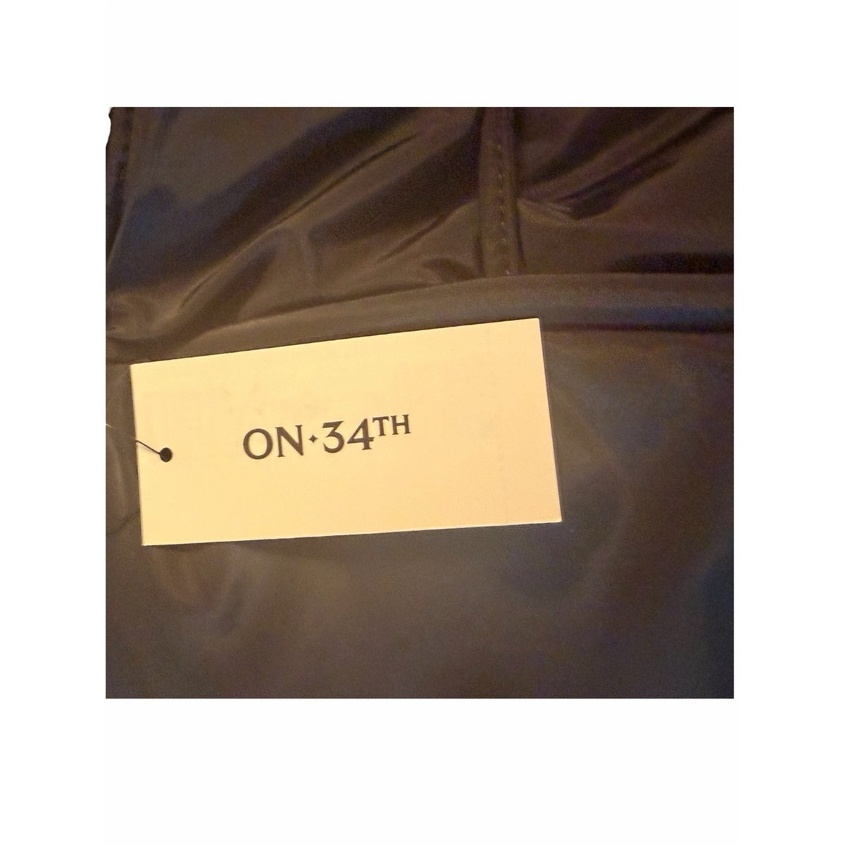 NEW Large Black Nylon Puffer Tote Bag - On 34th- Work Gym Travel