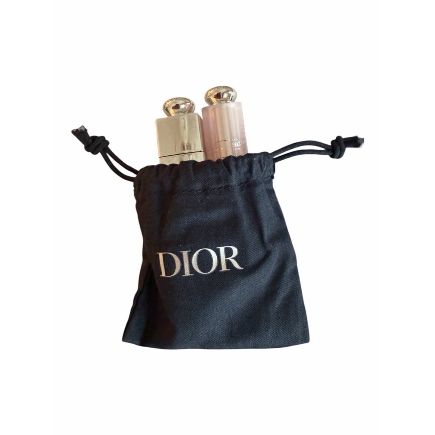 Dior Full Size Cherry Lip Glow Oil Reviver 062 + Lip Glow 039 w/ Dior Pouch New