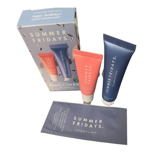 Summer Fridays Sephora Beauty
Insider Mask, Balm & Cream (3 pieces)
NIB