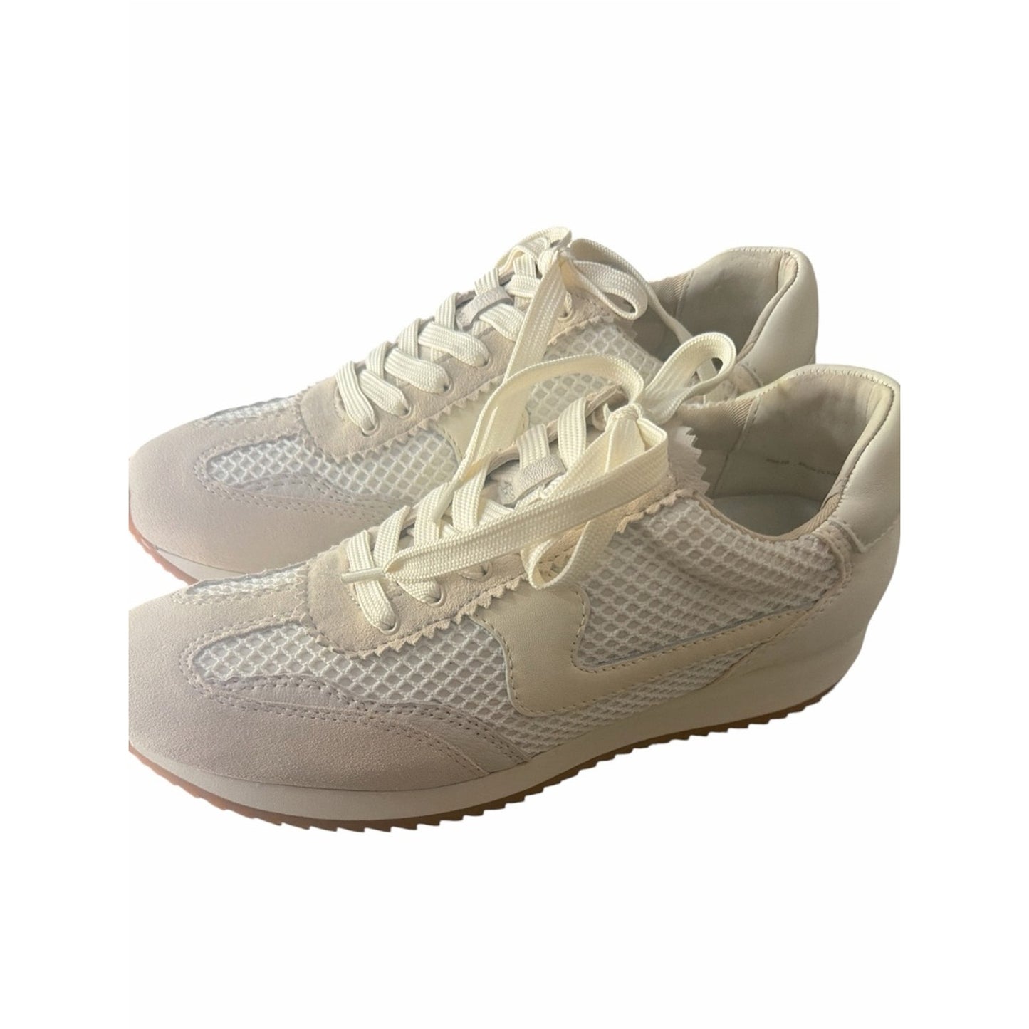 Dolce Vita B.NTCD Mesh Sneakers White Woven Mesh Ivory Women’s Size 10 NIB