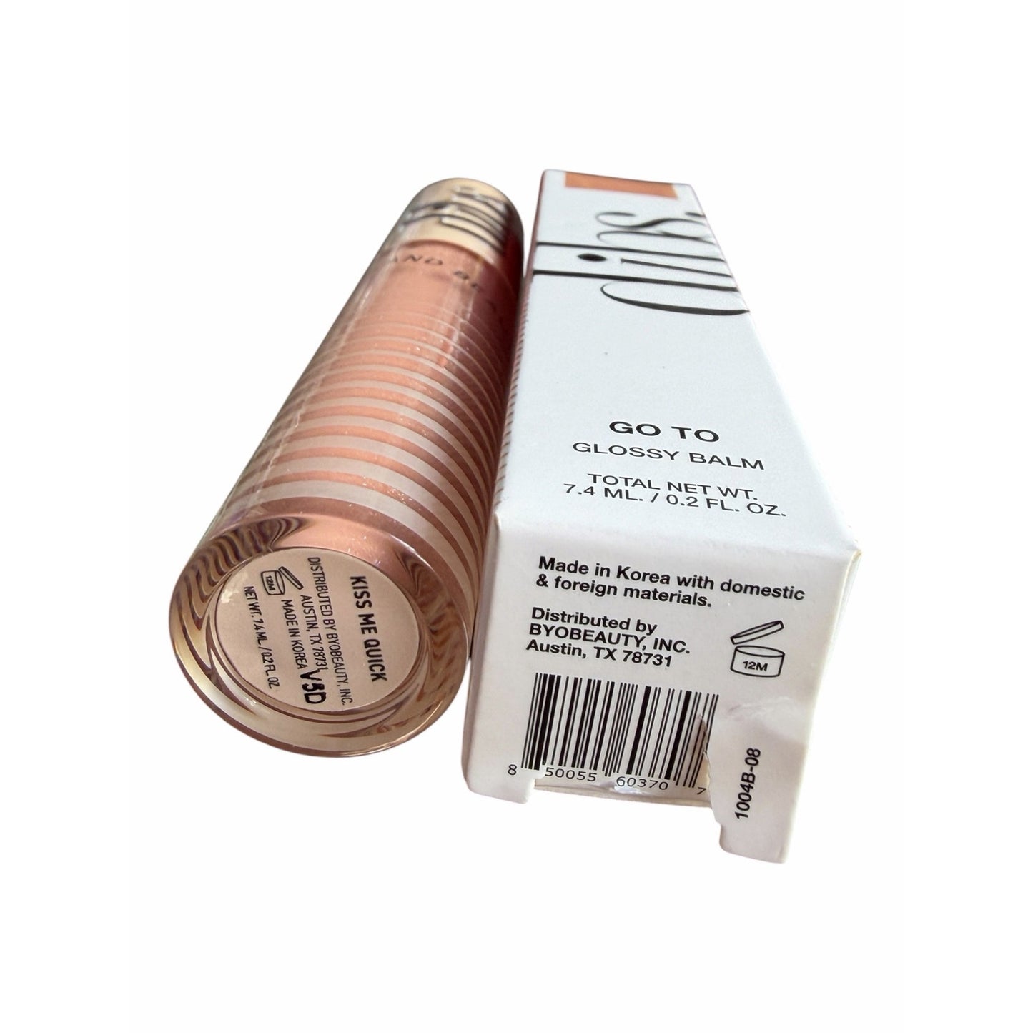DIBS Go To Glossy Balm Lip Gloss 7.4ml Shade Kiss Me Quick New in Box