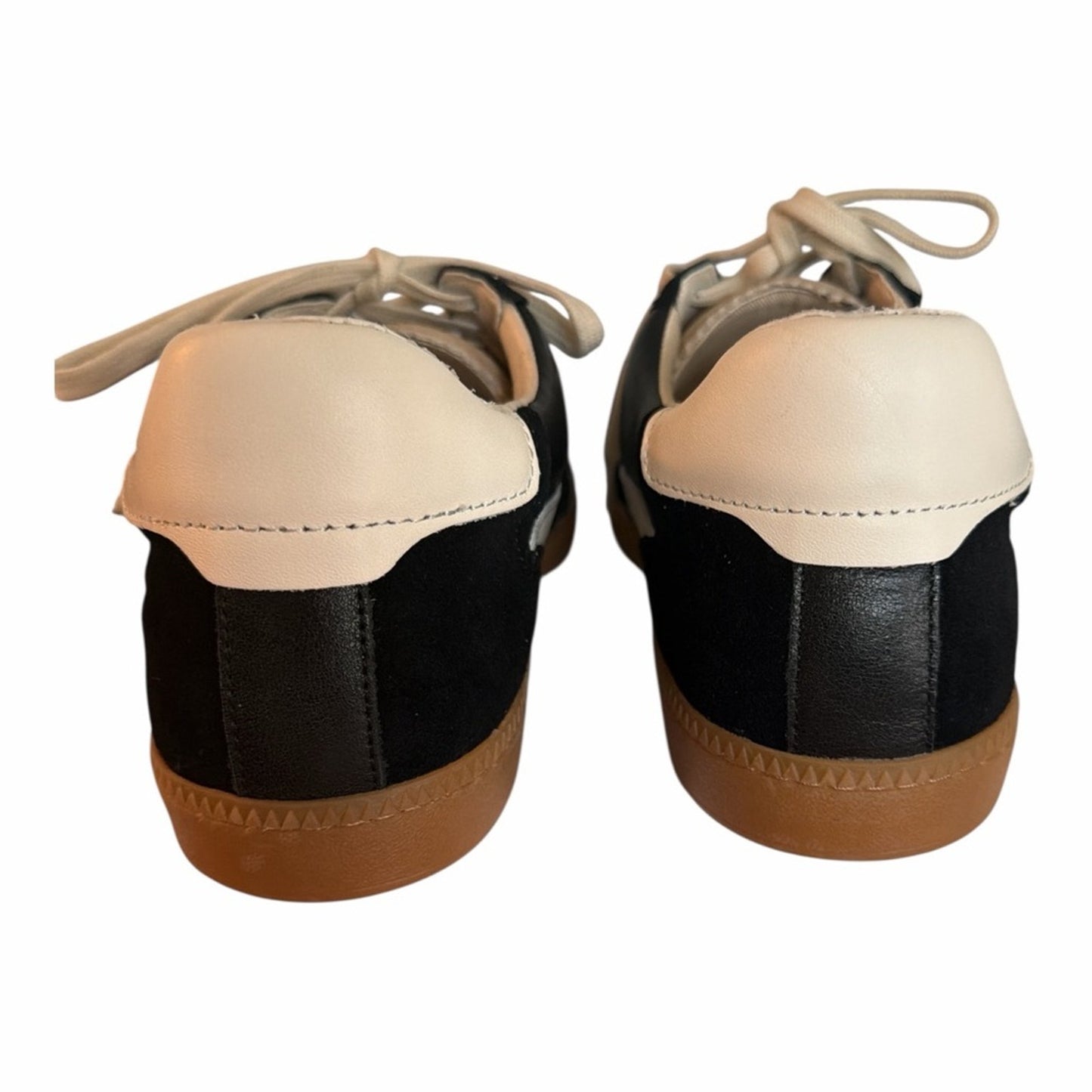 Dolce Vita Notice Retro Sneakers Black White Gum Sole NIB Women’s Size 10