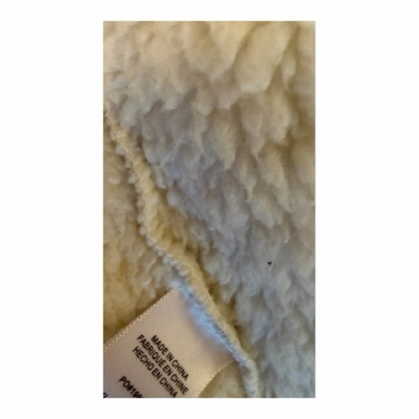 Splendid Collection Cream Sherpa Jacket XS NWT Cozy Teddy Zip Coat