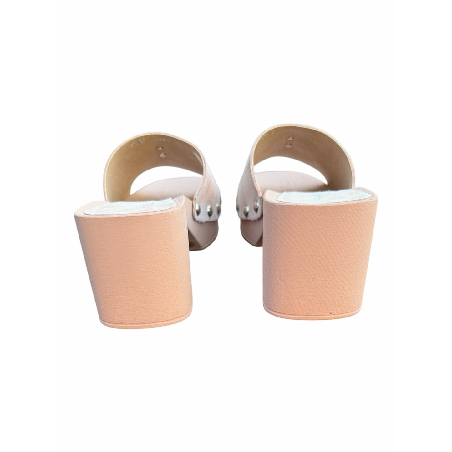 Sam Edelman Francina Pale Pink Platform Mule -Clog Scandi Sandals Size 7 NIB