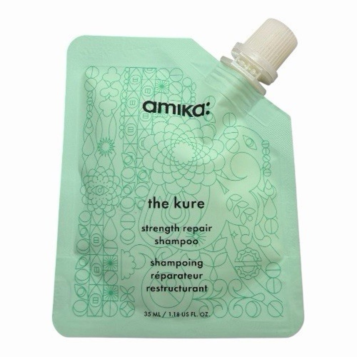 NIB Sephora Birthday Gift Set Amika The Kure Strength Repair Set - Shampoo Mask