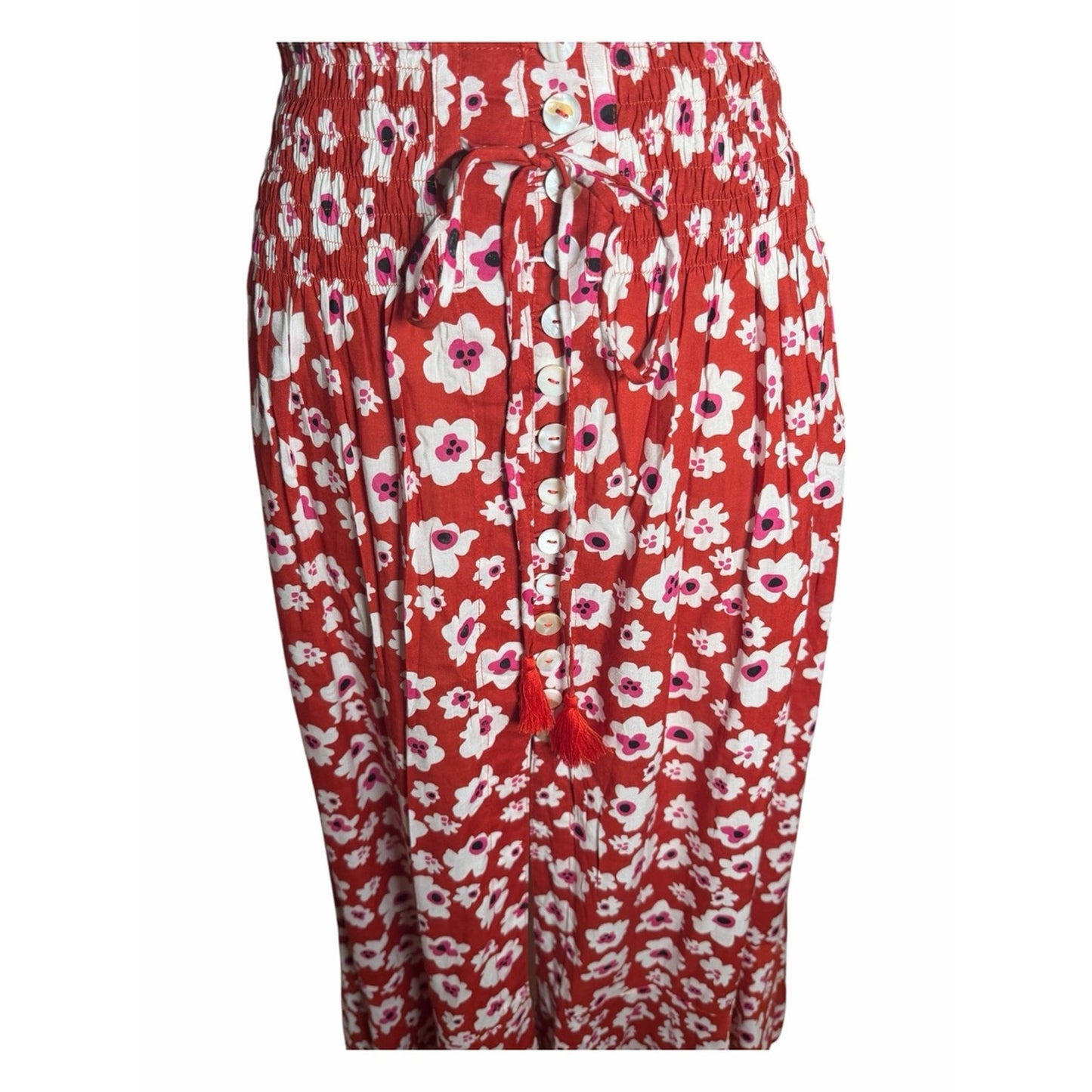 Tiare Hawaii NWT Floral Two Piece Resort Dress Set Medium One Size Fits S/M/L