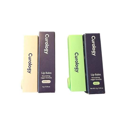 Curology Lip Balm Duo Vanilla Plus Mint Set Vegan Hydrating Skincare NEW
